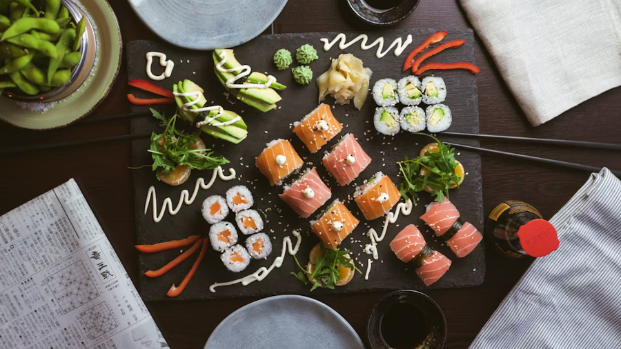Aburi Salmon Roll Sushi Hiro Jakarta Barat